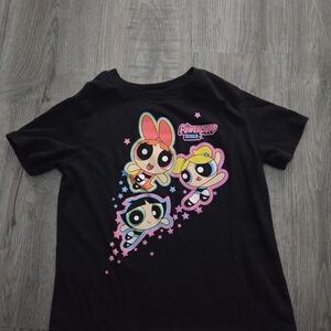 Hybrid Apparel Black Powerpuff Girls Kids T-Shirt
